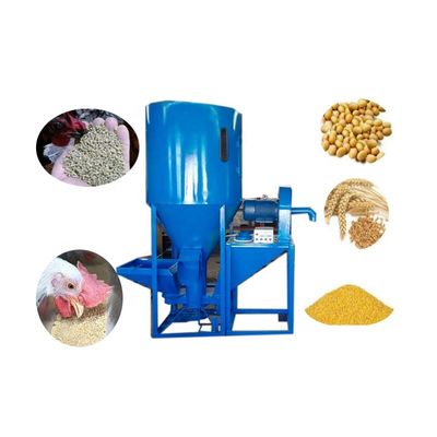 qualità  Poultry and Livestock 1000KG/Batch Corn Wheat Soybean Grain Feed Poultry Farm Mixing Grinding Equipment fabbrica